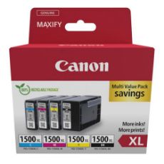 Εικόνα της Πακέτο 4 Μελανιών Canon PGI-1500XL Black/Cyan/Magenta/Yellow 9182B010