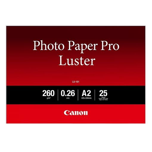 Εικόνα της Φωτογραφικό Χαρτί Luster Canon A2 260 g/m² 25 Φύλλα 6211B026