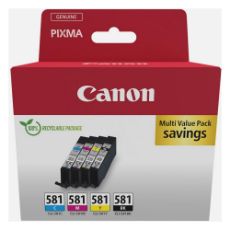 Εικόνα της Πακέτο 4 Μελανιών Canon CLI-581MP Black/Cyan/Magenta/Yellow 2103C007