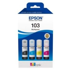 Εικόνα της Πακέτο 4 Μελανιών Epson T00S64A Black/Cyan/Magenta/Yellow C13T00S64A