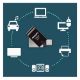 Εικόνα της Philips 2-in-1 128GB USB-A & USB-C 3.1 Black FM12DC152B/00