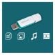Εικόνα της Philips Snow 8GB USB 3.0 White/Spring Green FM08FD75B/00