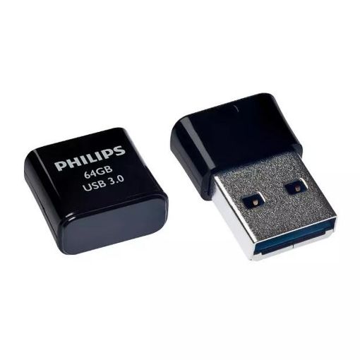 Εικόνα της Philips Pico 64GB USB 3.0 Midnight Black FM64FD90B/00
