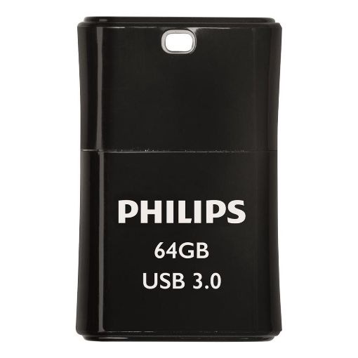 Εικόνα της Philips Pico 64GB USB 3.0 Midnight Black FM64FD90B/00