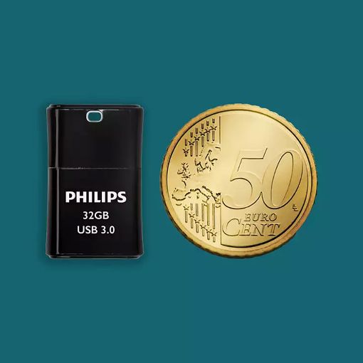 Εικόνα της Philips Pico 32GB USB 3.0 Midnight Black FM32FD90B/00