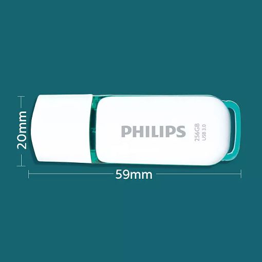 Εικόνα της Philips Snow 256GB USB 3.0 White/Spring Green FM25FD75B/00