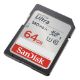 Εικόνα της Κάρτα Μνήμης SDXC Sandisk Ultra 64GB Class 10 UHS-I SDSDUNB-064G-GN6IN