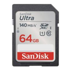 Εικόνα της Κάρτα Μνήμης SDXC Sandisk Ultra 64GB Class 10 UHS-I SDSDUNB-064G-GN6IN