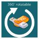 Εικόνα της Philips Vivid 128GB USB 3.0 White/Orange FM12FD00B/00