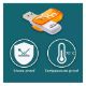 Εικόνα της Philips Vivid 128GB USB 3.0 White/Orange FM12FD00B/00