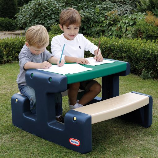 Εικόνα της Little Tikes - Τραπεζάκι Easy Store Jr Play Blue/Green 174063E3