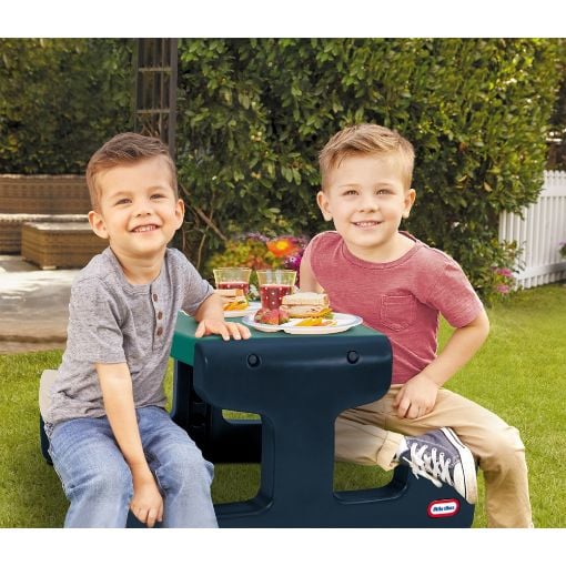 Εικόνα της Little Tikes - Τραπεζάκι Easy Store Jr Play Blue/Green 174063E3