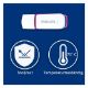 Εικόνα της Philips Snow 64GB USB 2.0 White/Magic Purple FM64FD70B/00