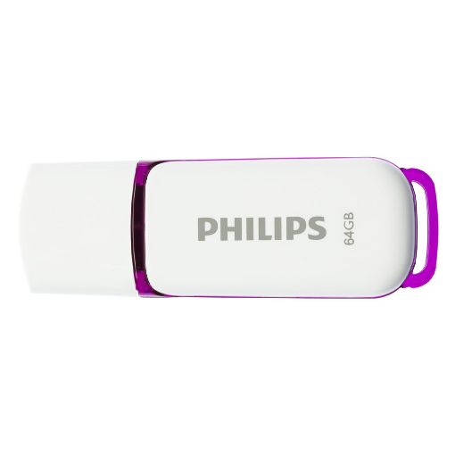 Εικόνα της Philips Snow 64GB USB 2.0 White/Magic Purple FM64FD70B/00