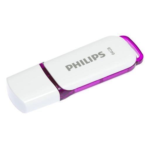 Εικόνα της Philips Snow 64GB USB 2.0 White/Magic Purple FM64FD70B/00