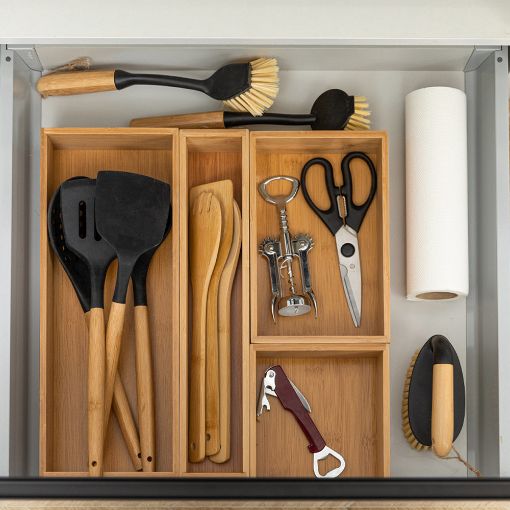 Εικόνα της Κουτί Οργάνωσης Συρταριού Estia Bamboo Essentials 03-17552