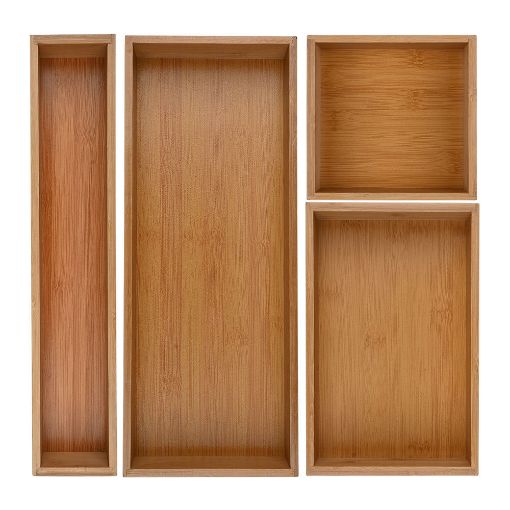 Εικόνα της Κουτί Οργάνωσης Συρταριού Estia Bamboo Essentials 03-17552