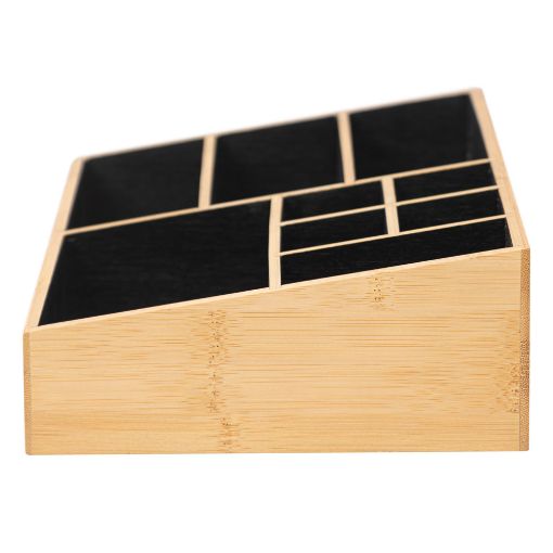 Εικόνα της Θήκη Οργάνωσης Καλλυντικών Estia Bamboo 9 Θέσεων 02-13127