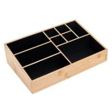 Εικόνα της Θήκη Οργάνωσης Καλλυντικών Estia Bamboo 9 Θέσεων 02-13127