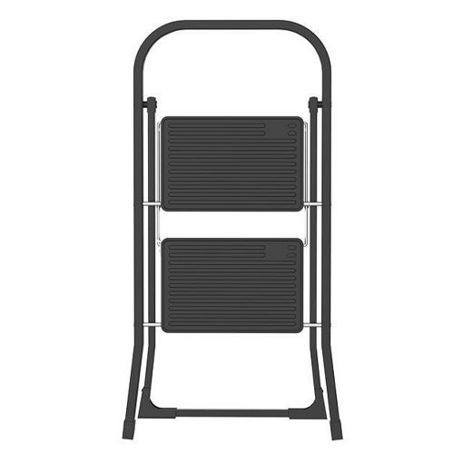 Εικόνα της Σκαλοσκαμπό Estia Neo Black με 2 Σκαλιά 46x55x81 cm 04-14704