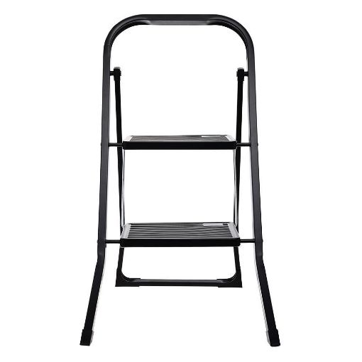 Εικόνα της Σκαλοσκαμπό Estia Neo Black με 2 Σκαλιά 46x55x81 cm 04-14704