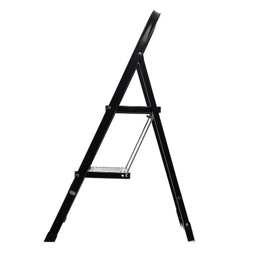 Εικόνα της Σκαλοσκαμπό Estia Neo Black με 2 Σκαλιά 46x55x81 cm 04-14704