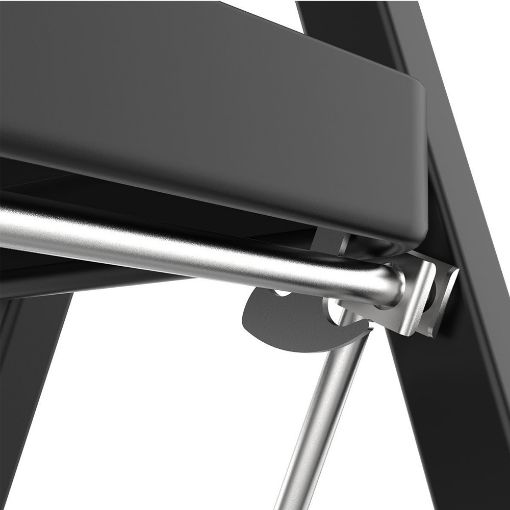 Εικόνα της Σκαλοσκαμπό Estia Neo Black με 3 Σκαλιά 46x71x105 cm 04-14711