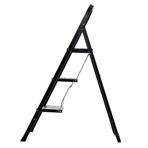 Εικόνα της Σκαλοσκαμπό Estia Neo Black με 3 Σκαλιά 46x71x105 cm 04-14711