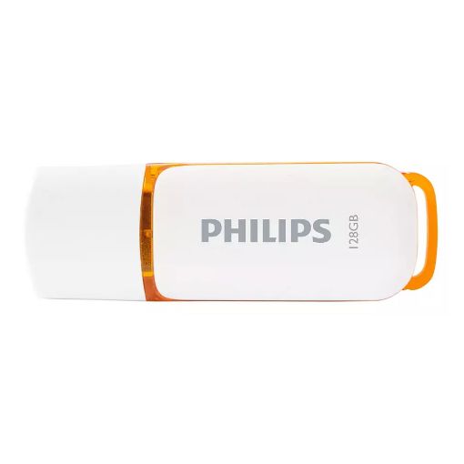 Εικόνα της Philips Snow 128GB USB 2.0 White/Sunrise Orange FM12FD70B/00