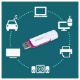 Εικόνα της Philips Snow 64GB USB 3.0 White/Magic Purple FM64FD75B/00