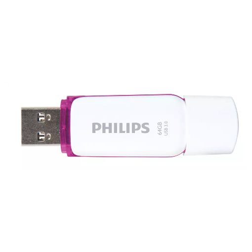Εικόνα της Philips Snow 64GB USB 3.0 White/Magic Purple FM64FD75B/00