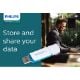 Εικόνα της Philips Snow 16GB USB 3.0 White/Ocean Blue FM16FD75B/00