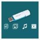 Εικόνα της Philips Snow 16GB USB 3.0 White/Ocean Blue FM16FD75B/00