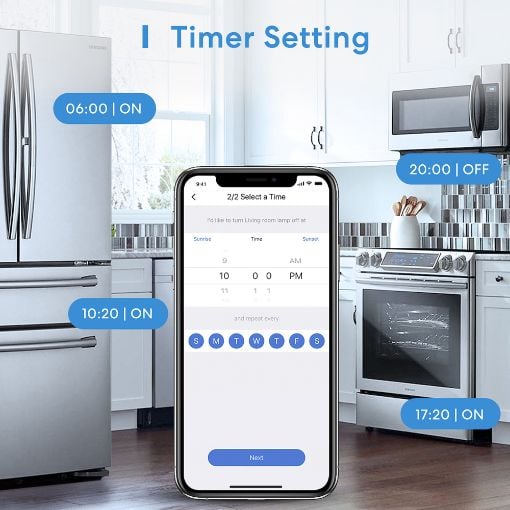 Εικόνα της DIY Smart Ενδιάμεσος Διακόπτης Meross WiFi HomeKit White MSS710HK-UN
