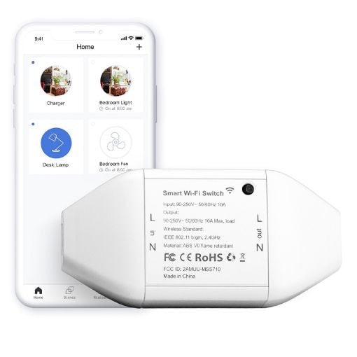 Εικόνα της DIY Smart Ενδιάμεσος Διακόπτης Meross WiFi HomeKit White MSS710HK-UN