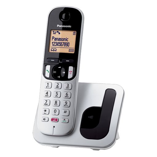 Εικόνα της Ασύρματο Τηλέφωνο Panasonic KX-TGC250GRS Silver