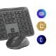 Εικόνα της Πληκτρολόγιο-Ποντίκι Logitech MK950 Signature Slim Wireless (US) Graphite 920-012490