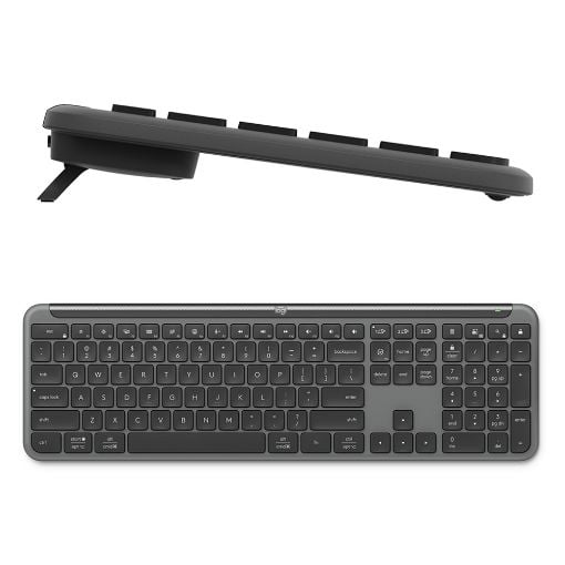 Εικόνα της Πληκτρολόγιο-Ποντίκι Logitech MK950 Signature Slim Wireless (US) Graphite 920-012490
