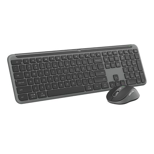 Εικόνα της Πληκτρολόγιο-Ποντίκι Logitech MK950 Signature Slim Wireless (US) Graphite 920-012490
