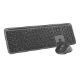 Εικόνα της Πληκτρολόγιο-Ποντίκι Logitech MK950 Signature Slim Wireless (US) Graphite 920-012490