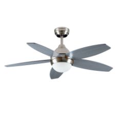 Εικόνα της Ανεμιστήρας Οροφής Estia Celeste 111cm με Φωτισμό Ε27 & Aναστρέψιμα Πτερύγια 70W White/Grey 06-21191