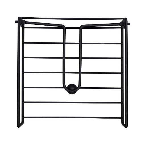 Εικόνα της Χαρτοπετσετοθήκη Estia Metal Black Τετράγωνη Μεταλλική Μαύρη 01-1315