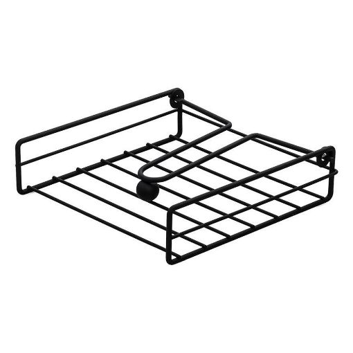 Εικόνα της Χαρτοπετσετοθήκη Estia Metal Black Τετράγωνη Μεταλλική Μαύρη 01-1315