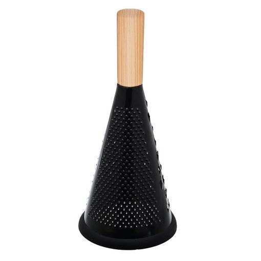 Εικόνα της Τρίφτης Estia Bamboo Essentials Κωνικός Ανοξείδωτος Black 01-14667
