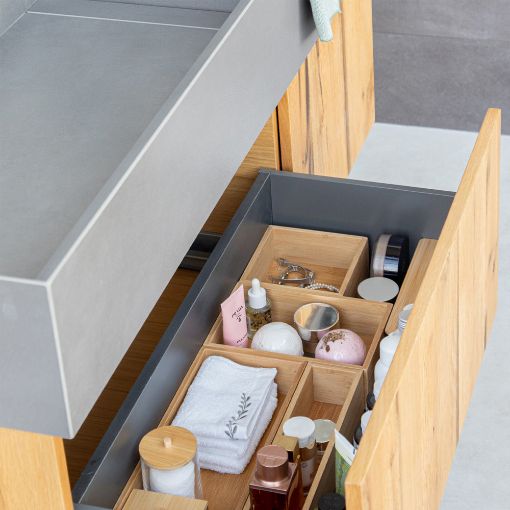 Εικόνα της Κουτί Οργάνωσης Συρταριού Estia Bamboo Essentials 15x38x7 cm 03-17569