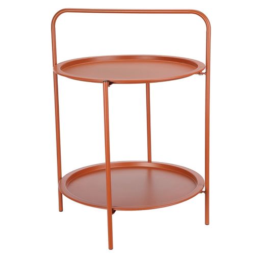Εικόνα της Τραπέζι Ambiance Bοηθητικό Μεταλλικό 50x66 cm Terra X99001430