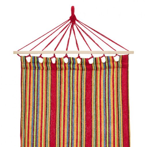 Εικόνα της Αιώρα Heinner με ξύλο 200x80 cm Κόκκινο/Κίτρινο YGH044