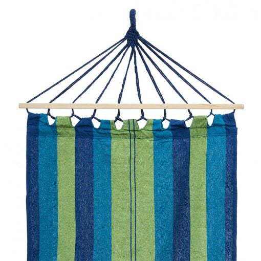 Εικόνα της Αιώρα Heinner με ξύλο 200x80 cm Μπλε/Πράσινο YGH047