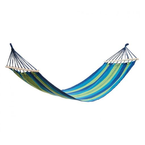 Εικόνα της Αιώρα Heinner με ξύλο 200x80 cm Μπλε/Πράσινο YGH047
