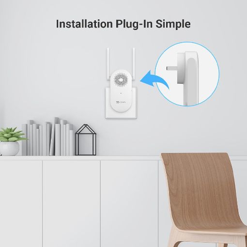 Εικόνα της Ezviz CH1 Smart Wi-Fi Chime for Battery-Powered Video Doorbells (EP3x Pro) White
